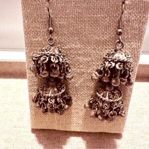 Vintage | Earrings | Indian Metal Earrings • Ralph Lauren Inspired